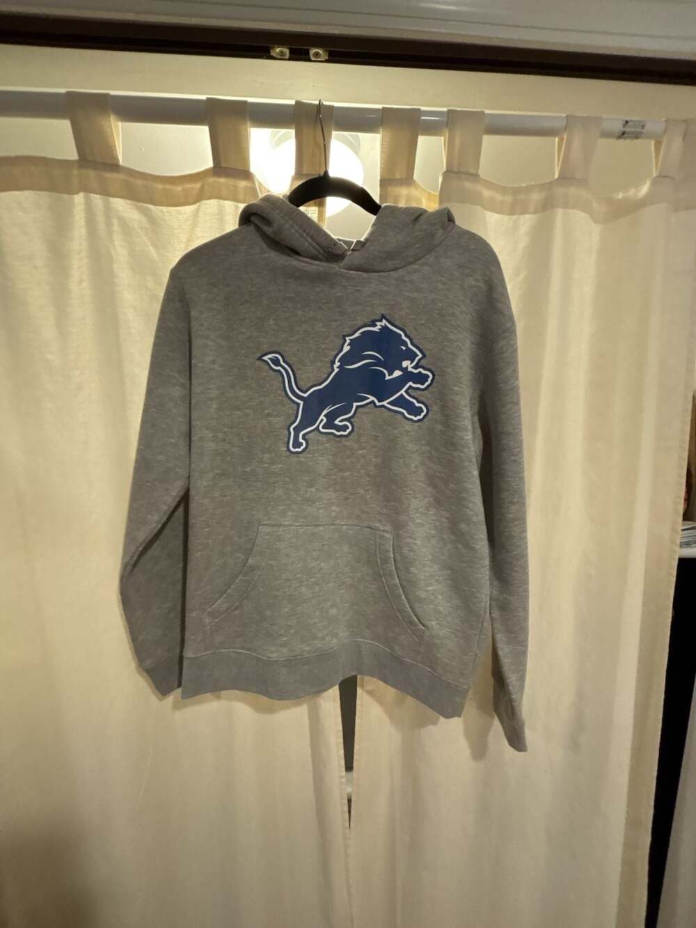 Fanatics Detroit Lions Gray Pullover Hoodie